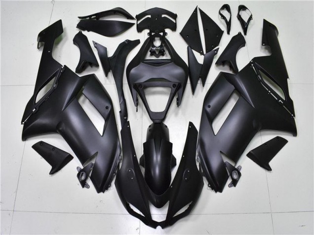 2007-2008 Matte Black Kawasaki ZX6R Bike Fairing Kit 2007-2008 Matte Black Kawasaki ZX6R Bike Fairing Kit