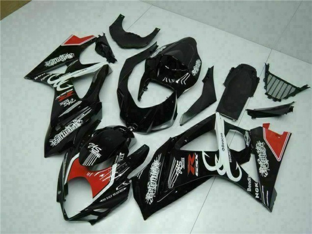2007-2008 Black Suzuki GSXR 1000 K7 Bike Fairing 2007-2008 Black Suzuki GSXR 1000 K7 Bike Fairing