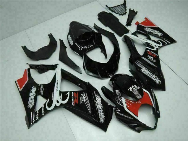 2007-2008 Black Suzuki GSXR 1000 K7 Bike Fairing 2007-2008 Black Suzuki GSXR 1000 K7 Bike Fairing