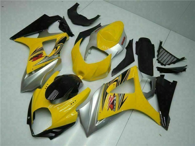 2007-2008 Yellow Suzuki GSXR 1000 K7 Bike Fairing Kit 2007-2008 Yellow Suzuki GSXR 1000 K7 Bike Fairing Kit