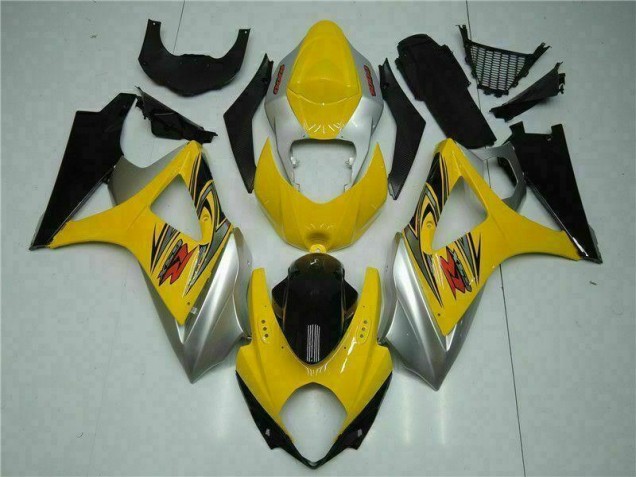 2007-2008 Yellow Suzuki GSXR 1000 K7 Bike Fairing Kit 2007-2008 Yellow Suzuki GSXR 1000 K7 Bike Fairing Kit
