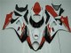2007-2008 Red White Suzuki GSXR 1000 K7 Motorcycle Bodywork 2007-2008 Red White Suzuki GSXR 1000 K7 Motorcycle Bodywork