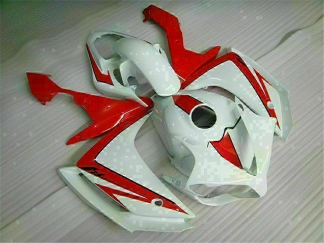 2007-2008 White Yamaha YZF R1 Moto Fairings