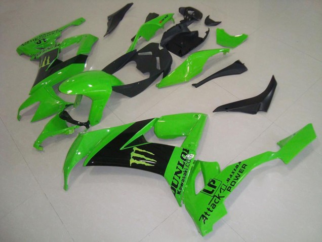 2008-2010 Green Monster Kawasaki ZX10R Motorbike Fairings 2008-2010 Green Monster Kawasaki ZX10R Motorbike Fairings