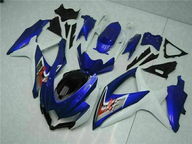 2008-2010 Blue White Suzuki GSXR 600/750 Motorbike Fairing 2008-2010 Blue White Suzuki GSXR 600/750 Motorbike Fairing