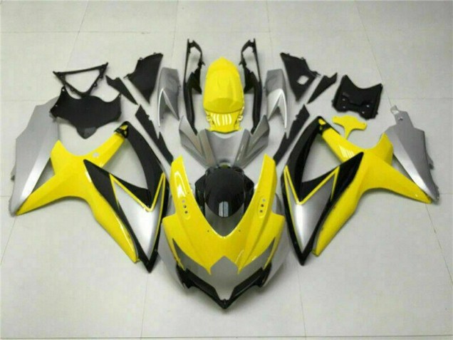 2008-2010 Yellow Suzuki GSXR 600/750 Replacement Motorcycle Fairings 2008-2010 Yellow Suzuki GSXR 600/750 Replacement Motorcycle Fairings