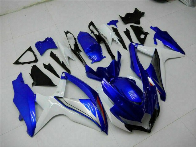 2008-2010 Blue White Suzuki GSXR 600/750 Motorcycle Fairing Kit 2008-2010 Blue White Suzuki GSXR 600/750 Motorcycle Fairing Kit