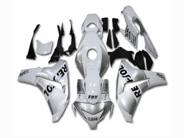2008-2011 Silver White Repsol Honda CBR1000RR Bike Fairing 2008-2011 Silver White Repsol Honda CBR1000RR Bike Fairing