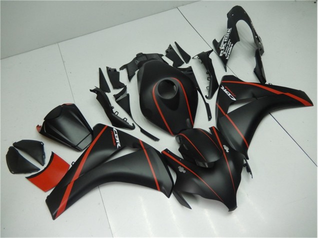 2008-2011 Matte Black Red Honda CBR1000RR Motorcycle Fairing 2008-2011 Matte Black Red Honda CBR1000RR Motorcycle Fairing