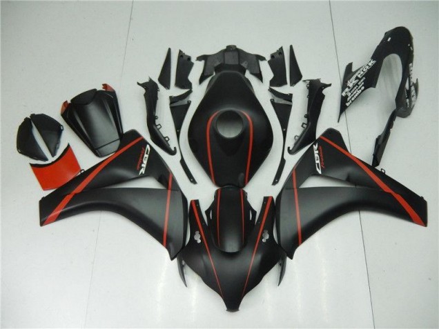 2008-2011 Matte Black Red Honda CBR1000RR Motorcycle Fairing 2008-2011 Matte Black Red Honda CBR1000RR Motorcycle Fairing