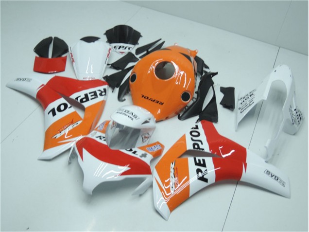 2008-2011 Orange White Red Repsol Honda CBR1000RR Motorcycle Fairing Kits