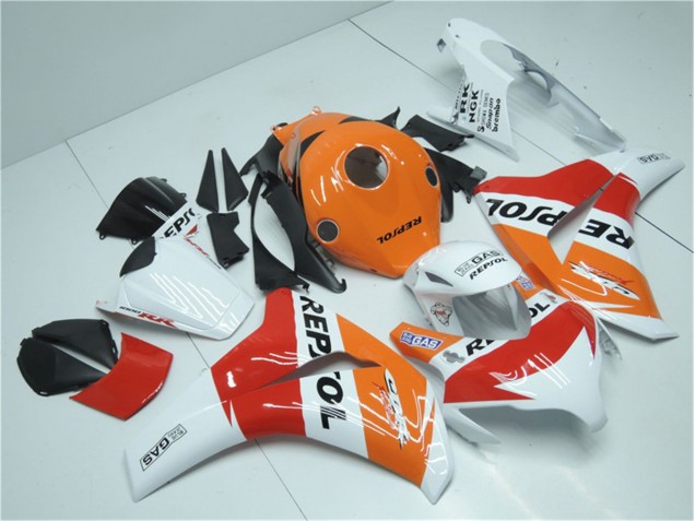 2008-2011 Orange White Red Repsol Honda CBR1000RR Motorcycle Fairing Kits