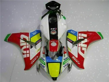 2008-2011 Red White Honda CBR1000RR Bike Fairing