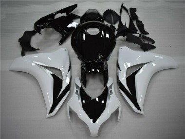 2008-2011 White Black Honda CBR1000RR Motorbike Fairing Kits