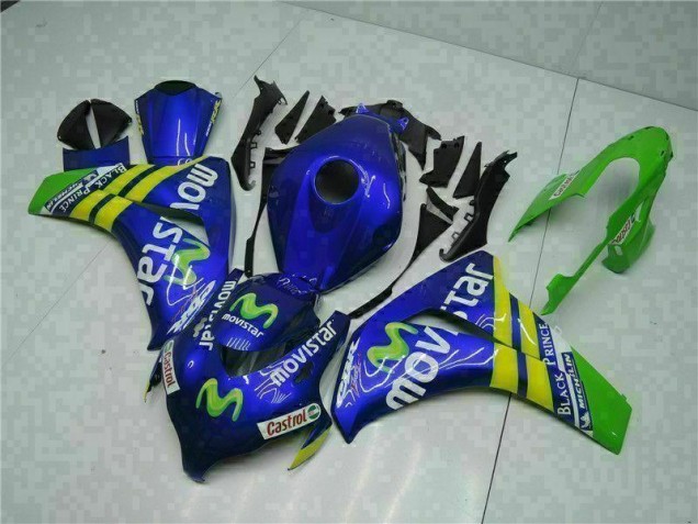 2008-2011 Green Blue Honda CBR1000RR Motorcycle Replacement Fairings 2008-2011 Green Blue Honda CBR1000RR Motorcycle Replacement Fairings