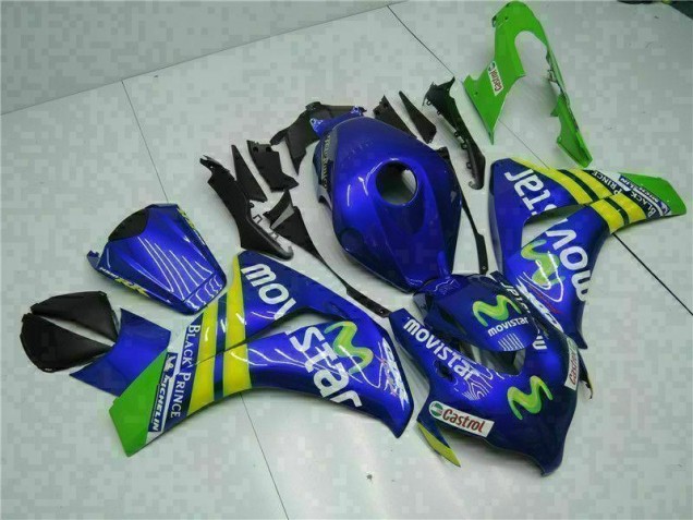 2008-2011 Green Blue Honda CBR1000RR Motorcycle Replacement Fairings 2008-2011 Green Blue Honda CBR1000RR Motorcycle Replacement Fairings