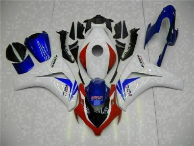 2008-2011 White Blue Honda CBR1000RR Motorcycle Fairing Kits