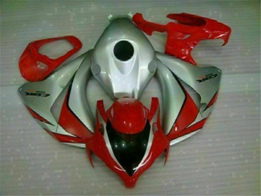 2008-2011 Red Silver Honda CBR1000RR Motorbike Fairing