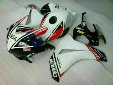 2008-2011 White Black Honda CBR1000RR Motorcylce Fairings & Plastics