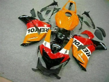 2008-2011 Orange Repsol Honda CBR1000RR Motorcycle Fairing Kits
