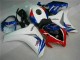 2008-2011 White Blue Honda CBR1000RR Bike Fairing & Plastics 2008-2011 White Blue Honda CBR1000RR Bike Fairing & Plastics