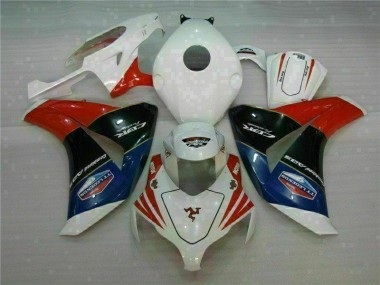 2008-2011 Red White Honda CBR1000RR Bike Fairing Kit