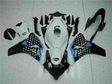 2008-2011 White Black Honda CBR1000RR Moto Fairings