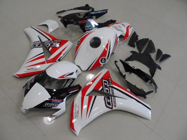 2008-2011 White Red HRC Honda CBR1000RR Bike Fairings 2008-2011 White Red HRC Honda CBR1000RR Bike Fairings