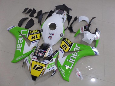 2008-2011 Green Linear 12 Honda CBR1000RR Moto Fairings