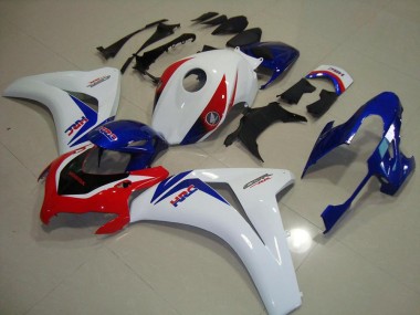 2008-2011 White Blue Red HRC Honda CBR1000RR Motorcycle Fairings Kit