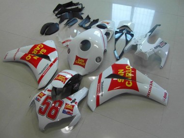 2008-2011 White San Carlo Honda CBR1000RR Motorcycle Bodywork