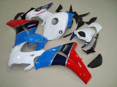 2008-2011 White Blue Red Honda CBR1000RR Motorcyle Fairings
