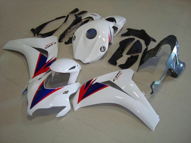 2008-2011 White Blue OEM Style Honda CBR1000RR Replacement Fairings