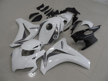 2008-2011 White and Grey Honda CBR1000RR Motorcycle Bodywork
