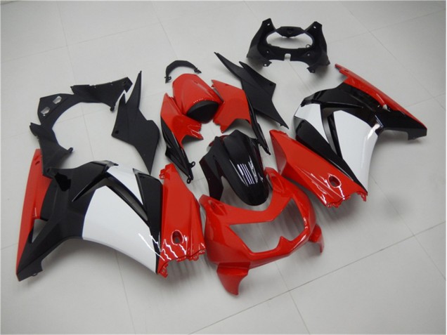2008-2012 Red Black White Kawasaki EX250 Motorcycle Fairings