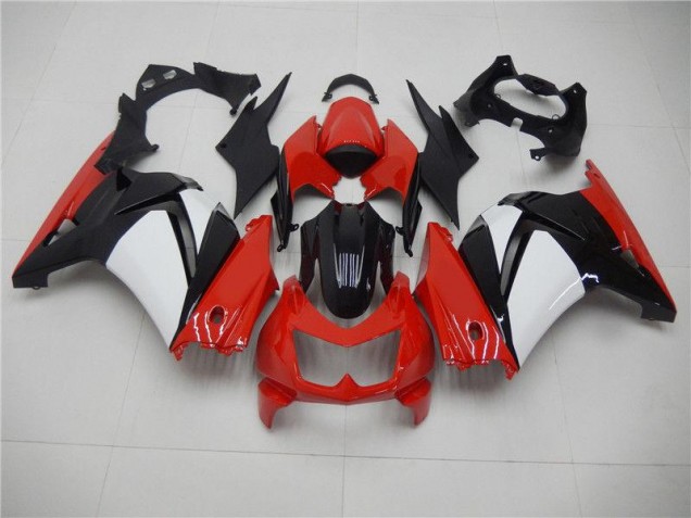 2008-2012 Red Black White Kawasaki EX250 Motorcycle Fairings