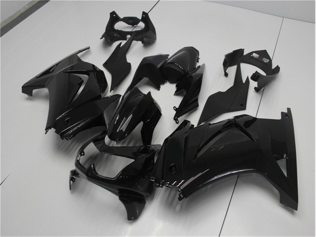 2008-2012 Glossy Black Kawasaki EX250 Motorcycle Fairing Kits 2008-2012 Glossy Black Kawasaki EX250 Motorcycle Fairing Kits