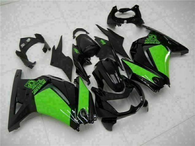 2008-2012 Black Green Ninja Kawasaki EX250 Motorcycle Bodywork 2008-2012 Black Green Ninja Kawasaki EX250 Motorcycle Bodywork