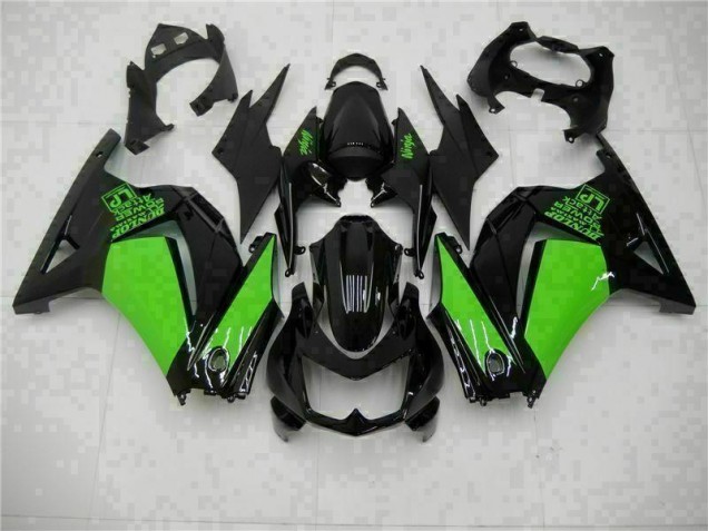 2008-2012 Black Green Ninja Kawasaki EX250 Motorcycle Bodywork 2008-2012 Black Green Ninja Kawasaki EX250 Motorcycle Bodywork