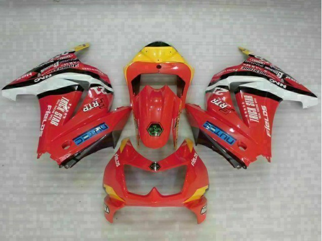 2008-2012 Red Yellow Kawasaki EX250 Motorcycle Fairing Kit