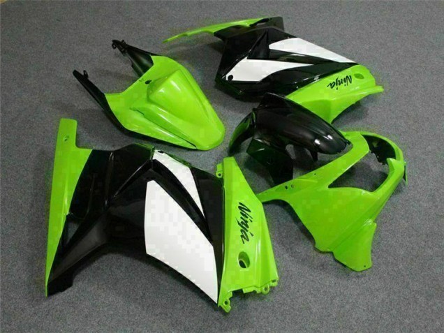 2008-2012 Green Black Ninja Kawasaki EX250 Replacement Motorcycle Fairings 2008-2012 Green Black Ninja Kawasaki EX250 Replacement Motorcycle Fairings
