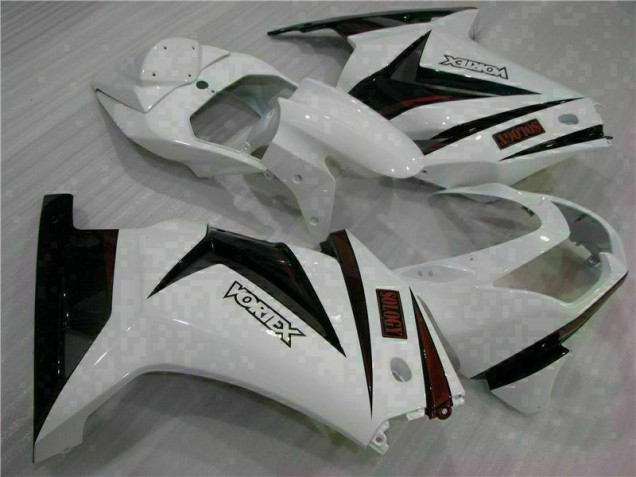 2008-2012 White Black Kawasaki EX250 Motorcycle Bodywork 2008-2012 White Black Kawasaki EX250 Motorcycle Bodywork