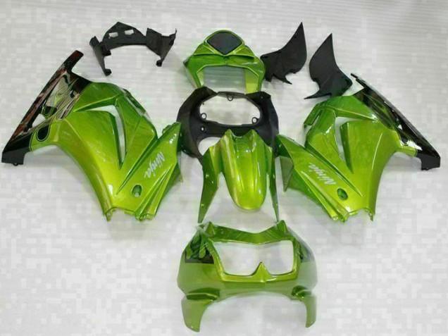 2008-2012 Green Black Kawasaki EX250 Motorcyle Fairings 2008-2012 Green Black Kawasaki EX250 Motorcyle Fairings