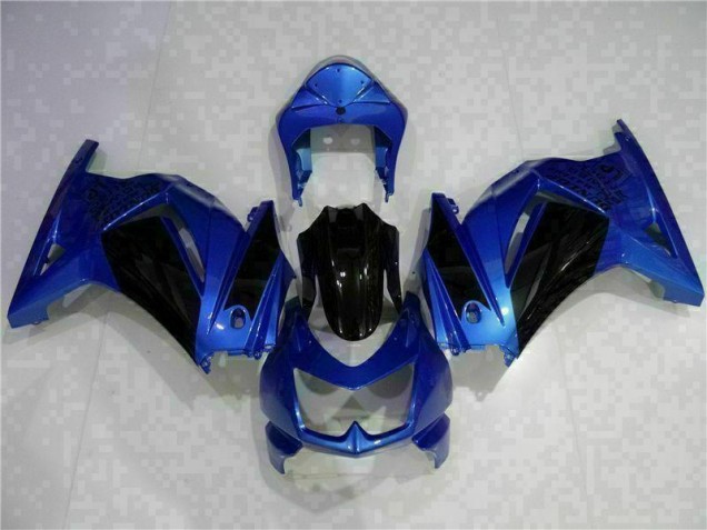 2008-2012 Blue Black Kawasaki EX250 Replacement Fairings