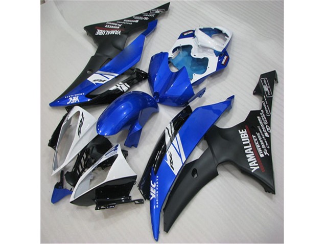 2008-2016 White Blue Black Yamaha YZF R6 Motorbike Fairing 2008-2016 White Blue Black Yamaha YZF R6 Motorbike Fairing