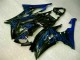 2008-2016 Blue Flame Black Yamaha YZF R6 Motorcylce Fairings 2008-2016 Blue Flame Black Yamaha YZF R6 Motorcylce Fairings