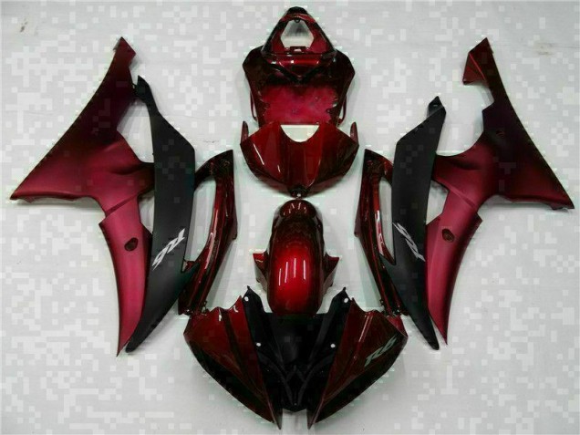2008-2016 Red Black Yamaha YZF R6 Motorcylce Fairings 2008-2016 Red Black Yamaha YZF R6 Motorcylce Fairings