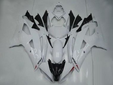 2008-2016 White Yamaha YZF R6 Motorcycle Fairings