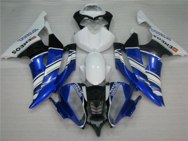 2008-2016 Blue White Yamaha YZF R6 Motorcycle Fairing