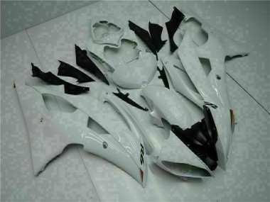 2008-2016 White Yamaha YZF R6 Motorcycle Fairing Kits